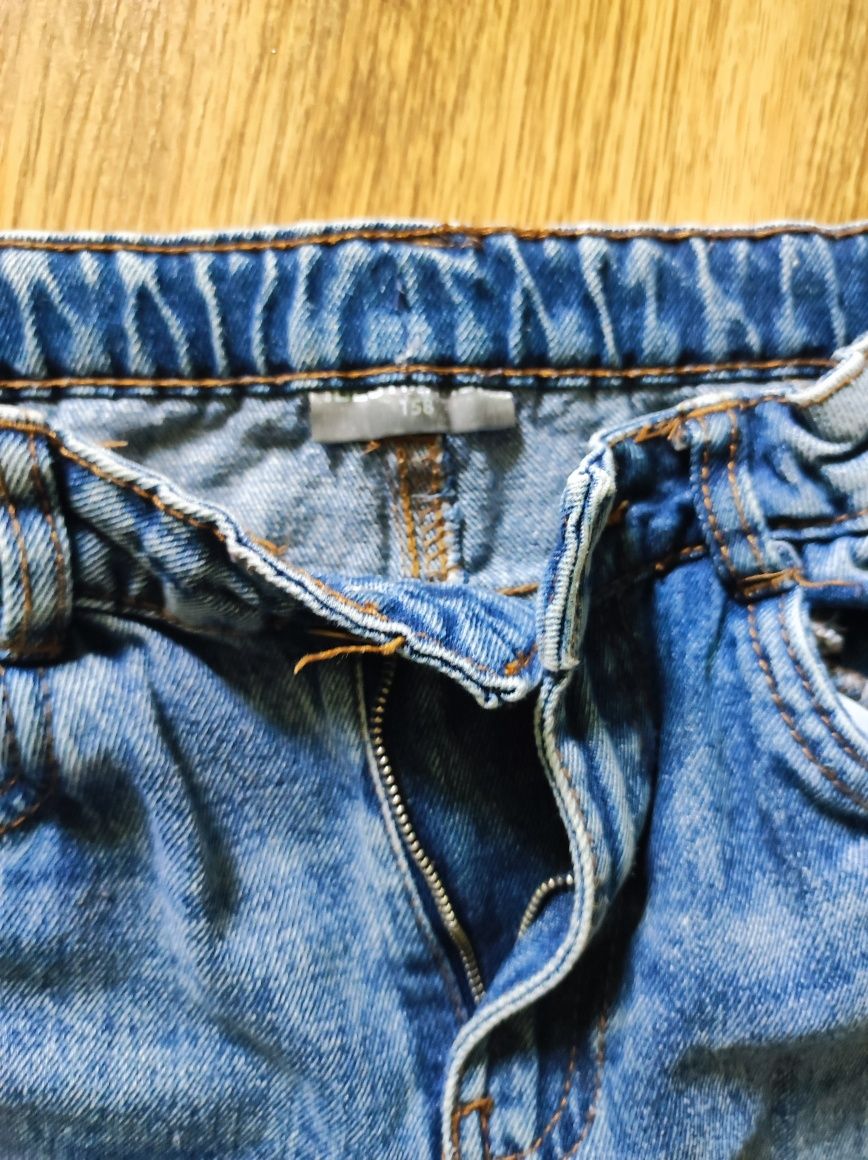 Spodnie jeansowe dziewczęce rozmiar 158 cm