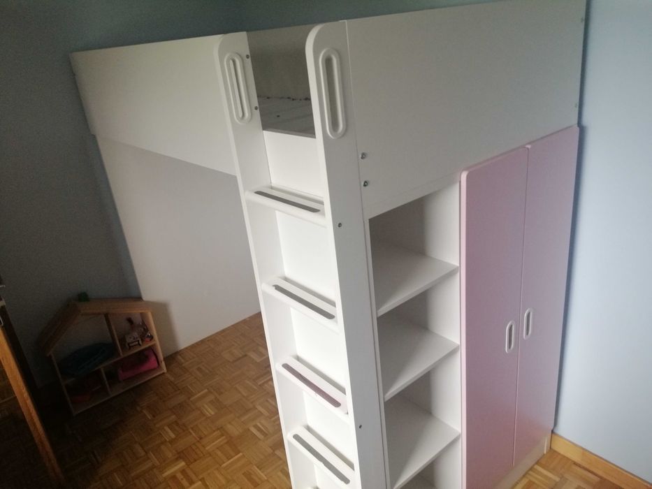 Antresola IKEA łóżko + szafa - transport
