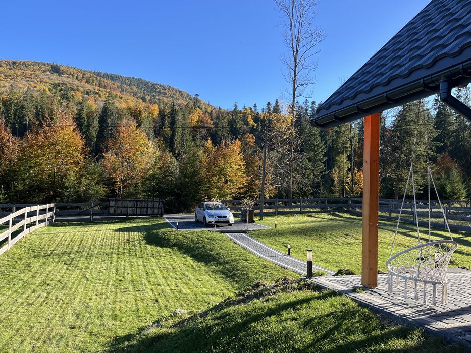 Siedlisko w Dolinie Danielki cisza natura las domek balia