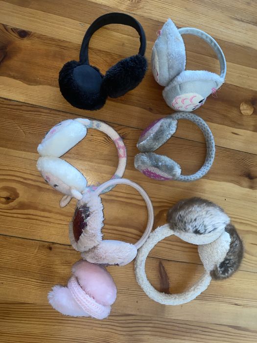 7 nauszników dla kilkulatki cena za 7 sztuk nauszniki futerko pluszowe