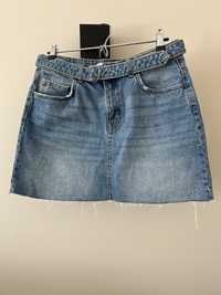 Zara dżinsowa jeansowa spódnica spódniczka mini r. M