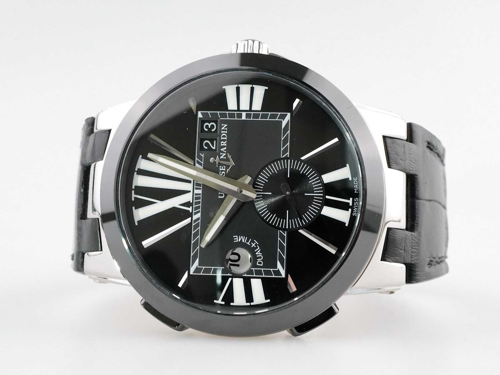 Ulysse Nardin Executive Dual Time Black