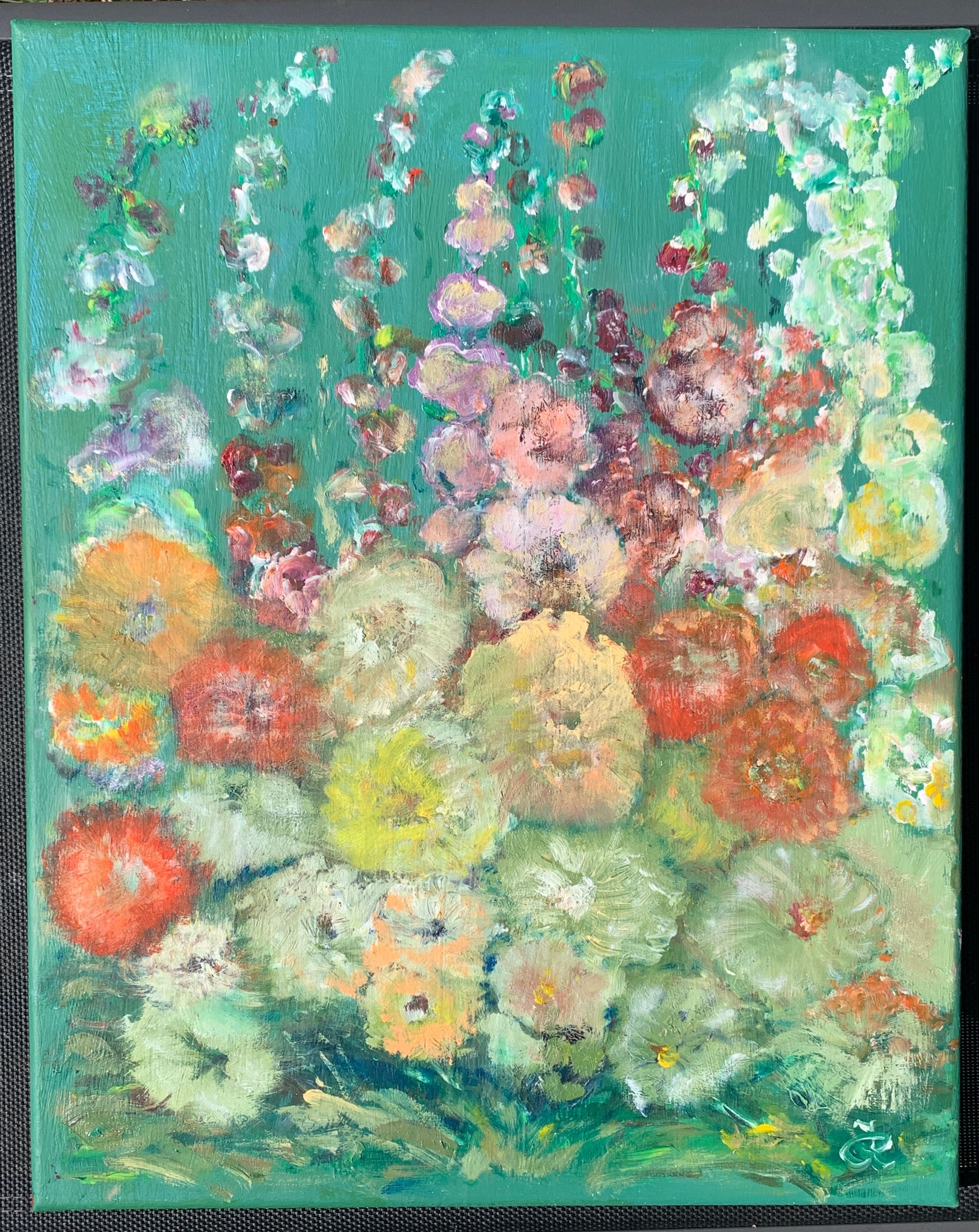 Obraz olejny "Kwiaty" 50 cm x 40 cm