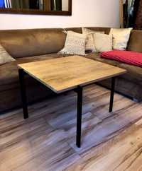 Loftowy stolik kawowy- drewno hand made