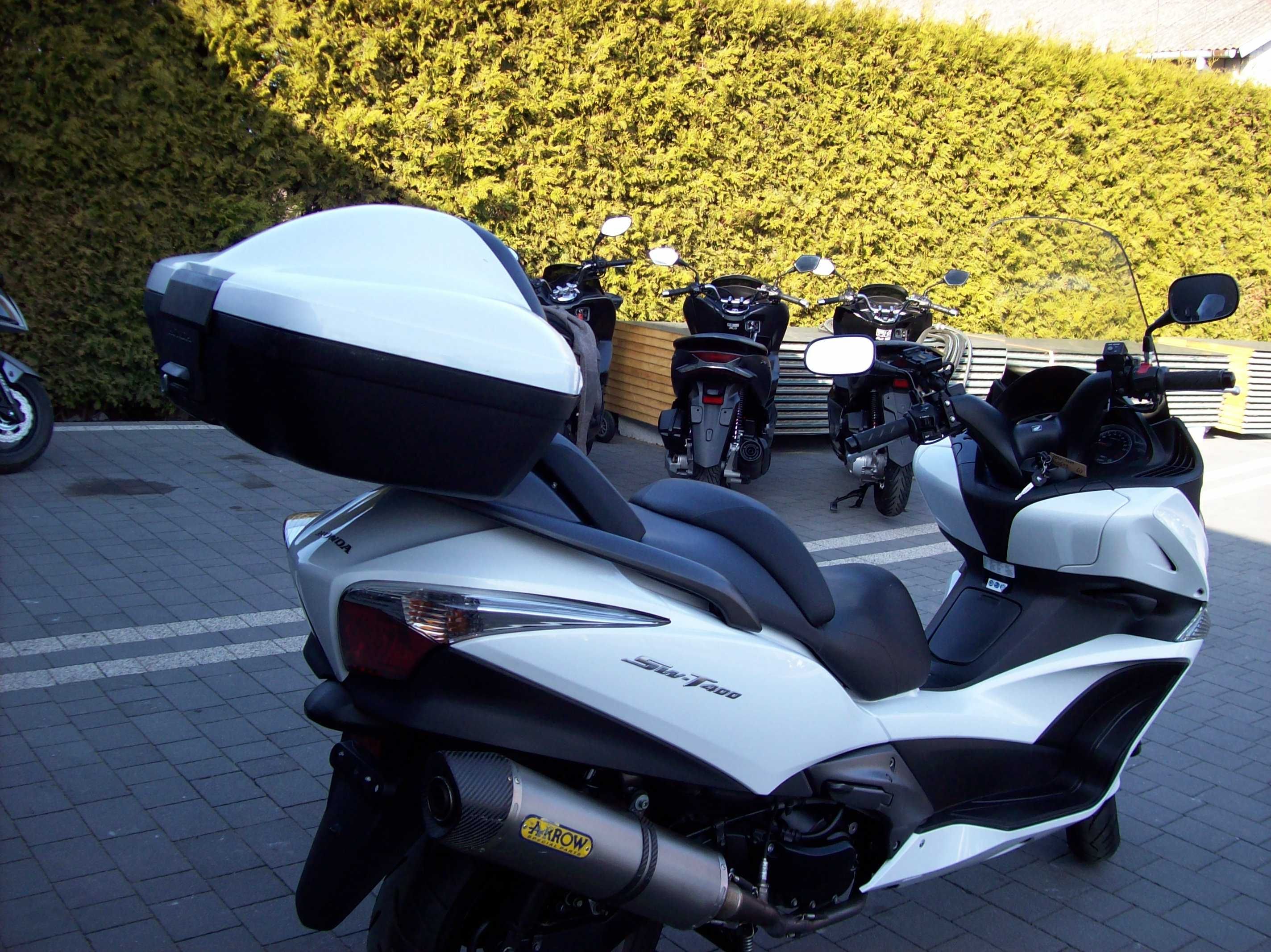 Honda SWT 400 kufer oryginalny Honda wydech Arrow