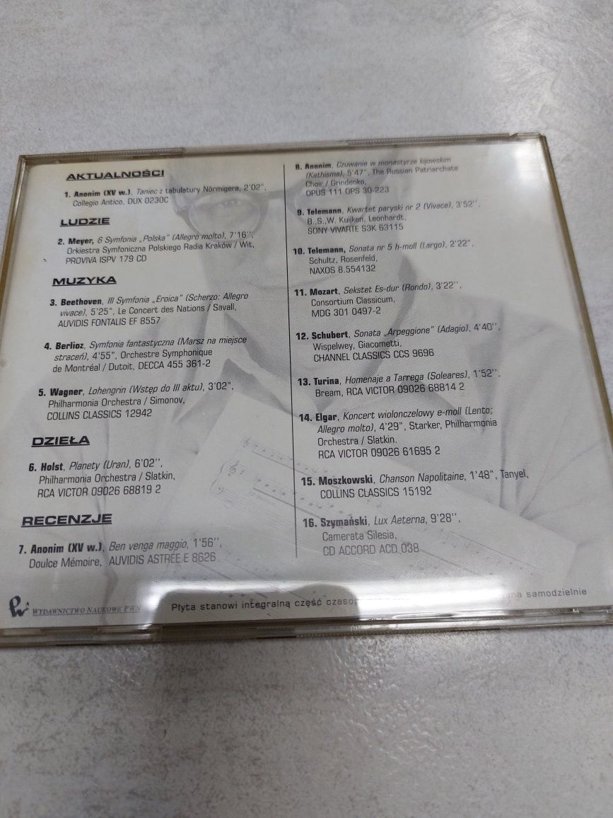 Magazyn muzyczny Klasyka. Wrzesień 1998. Meyer,Beethoven,  Holst. CD