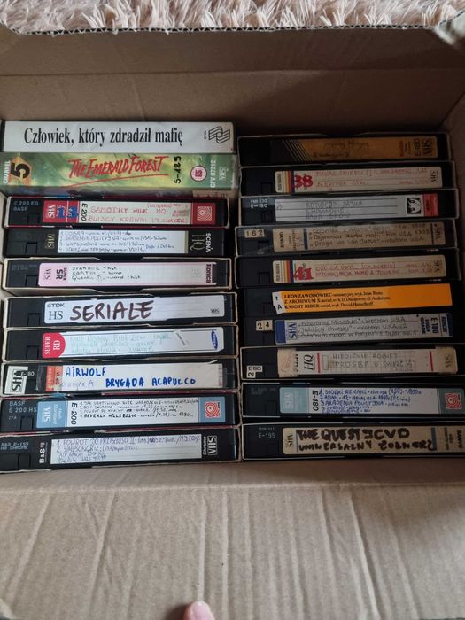 20 Kaset vhs wideo mix zestaw