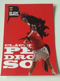 Autógrafo Cláudio Pedroso Benfica