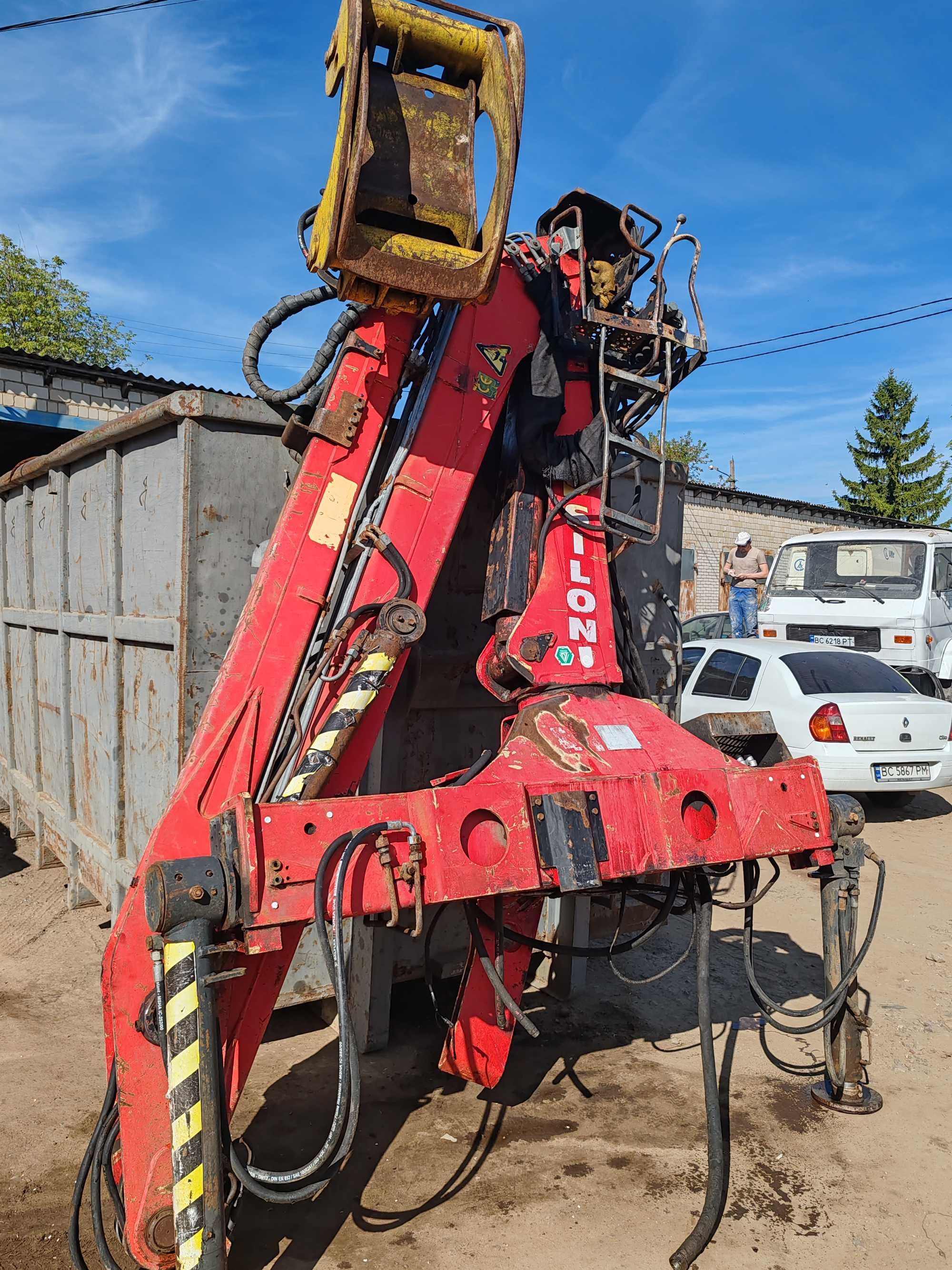 Лісовий Кран маніпулятор Palfinger Epsilon E10.78Z Hiab Fassi Copma