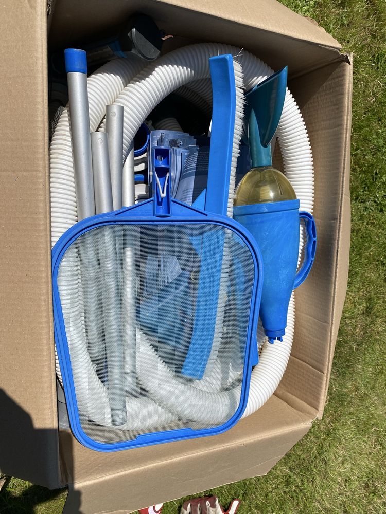 Basen intex ultra XTR  488x122cm pompa piaskowa dodatki