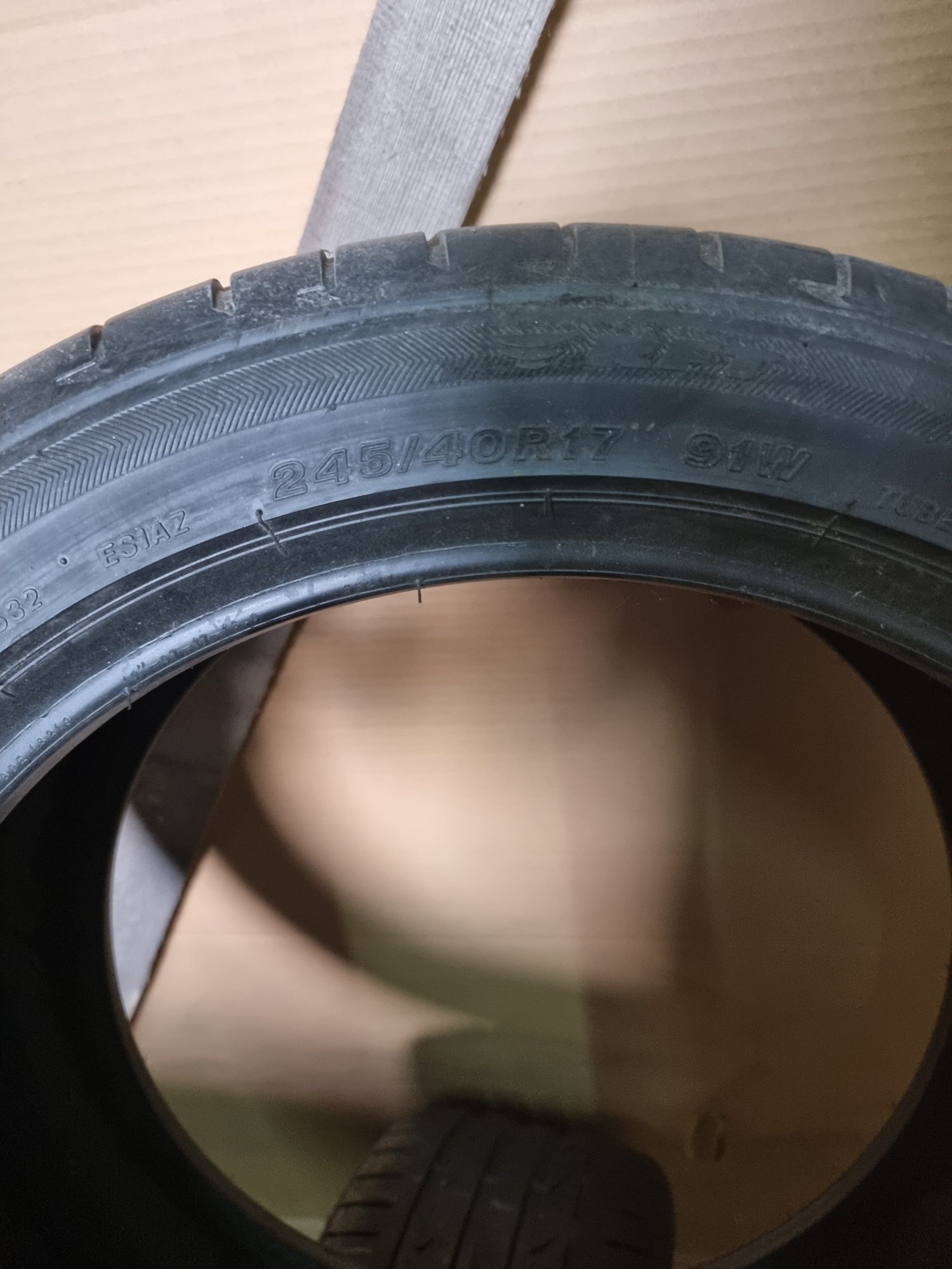 Para 2szt opon letnich 245/40/17 91w Bridgestone Potenza RSC