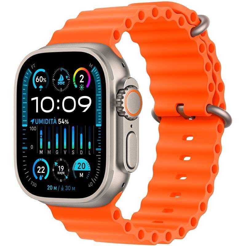 Apple Watch Ultra 2 GPS + Bracelete Ocean Laranja - Sem Selo