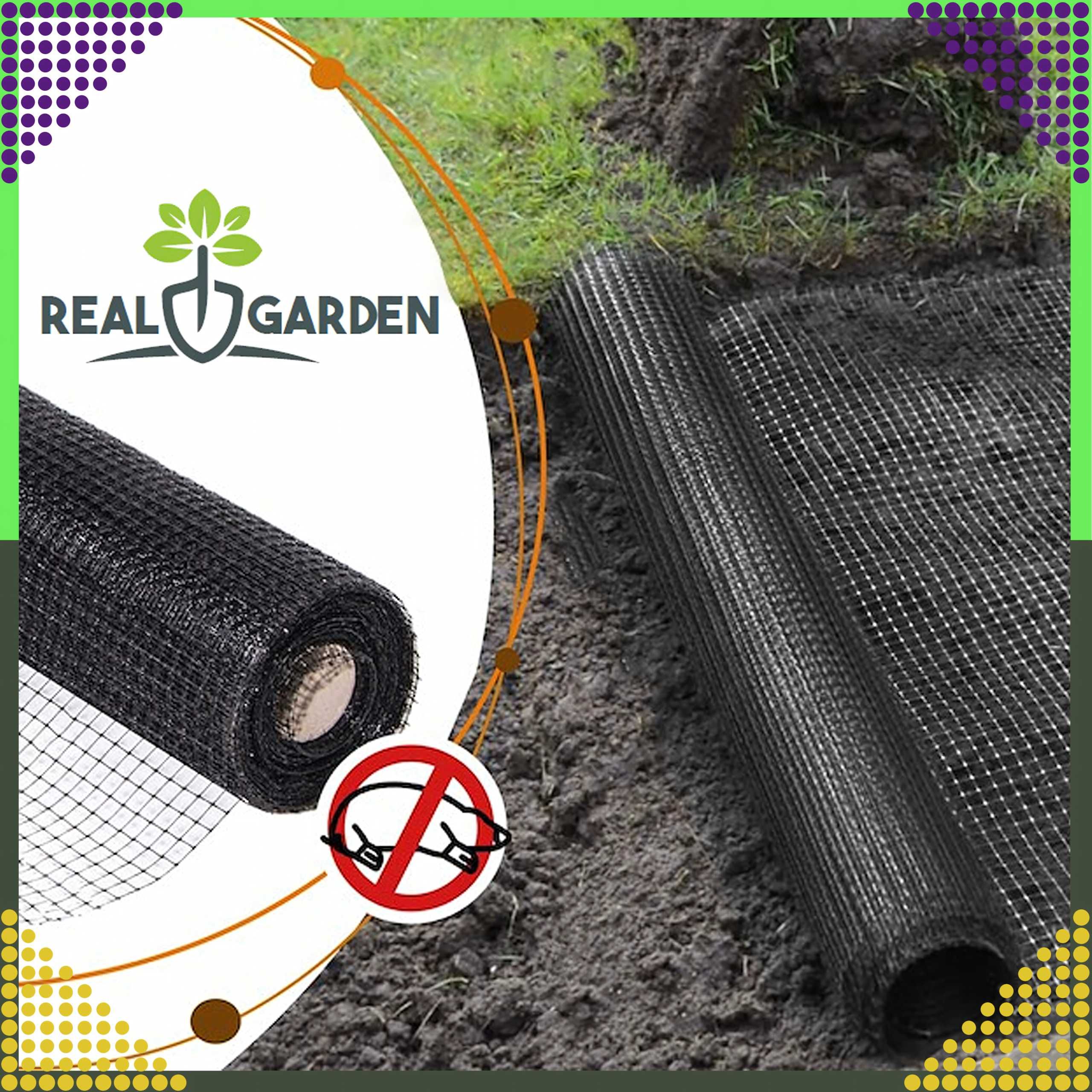 Siatka na krety 2x10 m + 50 kotew – oczko 16x16 mm, UV, PP