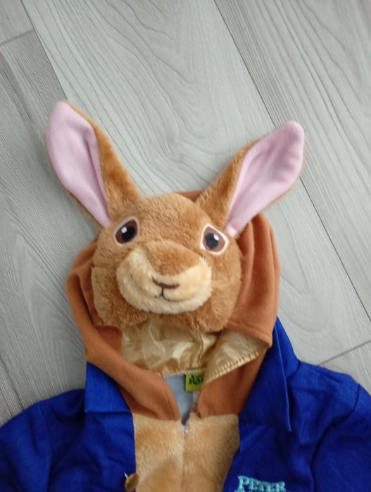 Strój karnawałowy andrzejki Peter rabbit Piotruś królik 4-6