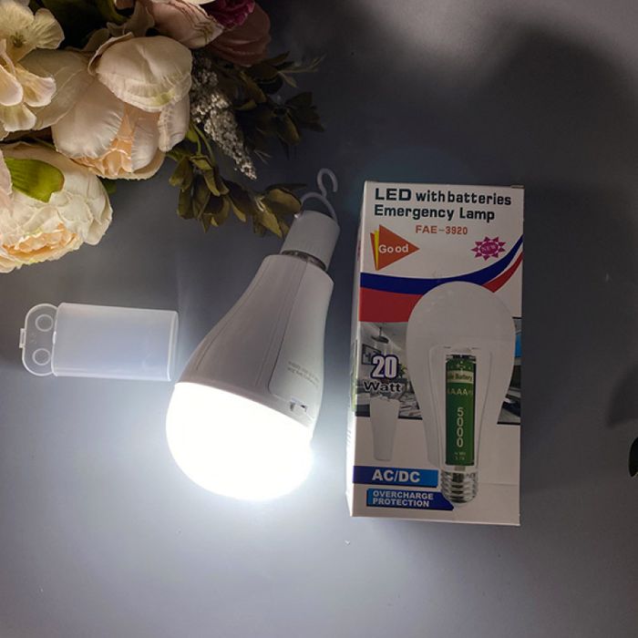 Світлодіодна аварійна акумуляторна Led лампа 20W 6500К E27