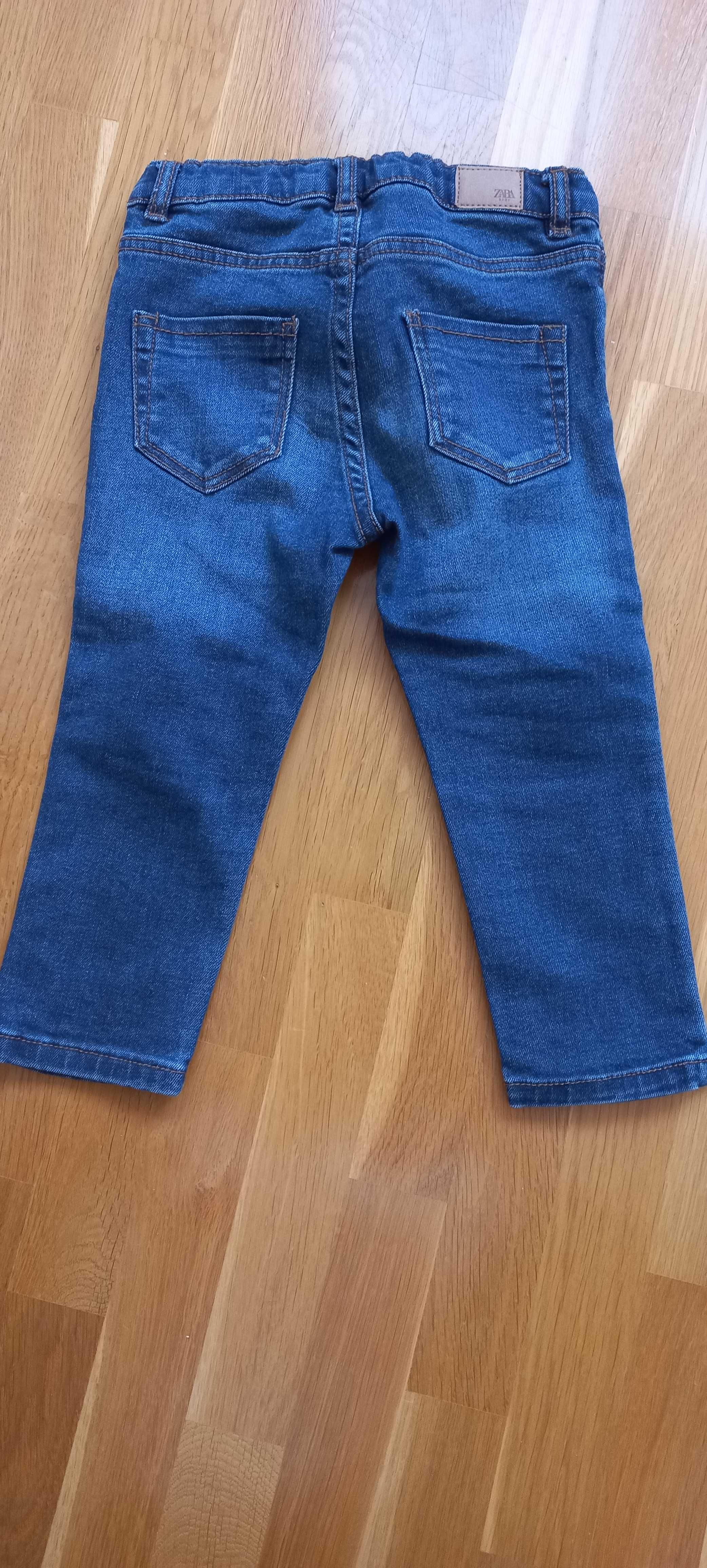 ZARA Spodnie jeansowe 92 cm dla dziewczynki