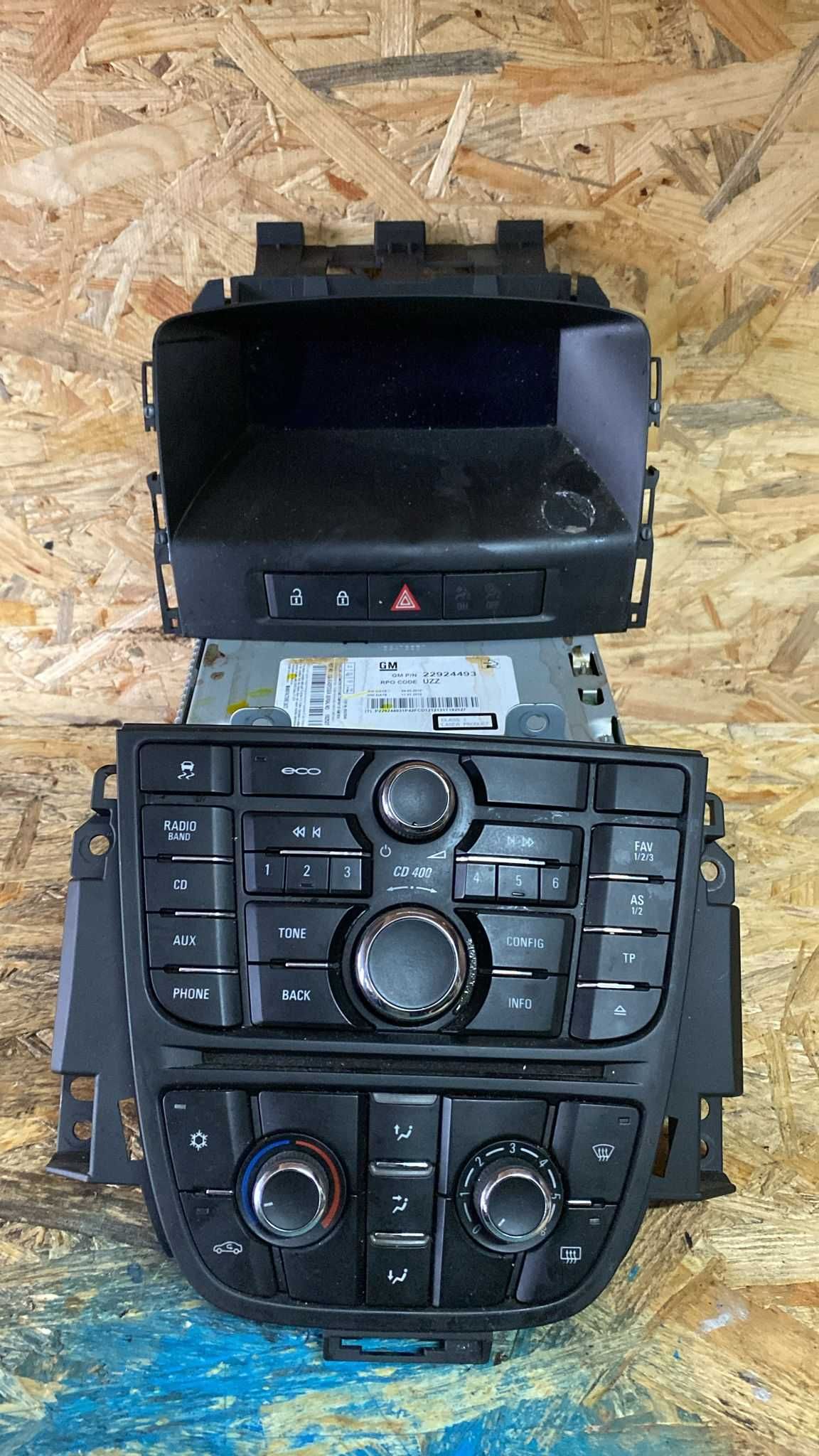 Radio CD400 Opel Astra J LIFT IV + Wyświetlacz + Panel