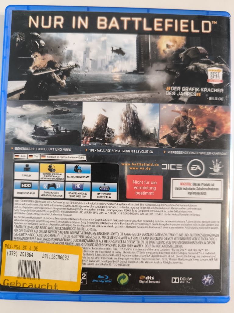 Ps4 Battlefield 4 pl możliwa zamiana