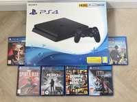 Ps4 slim 500 GB jet black