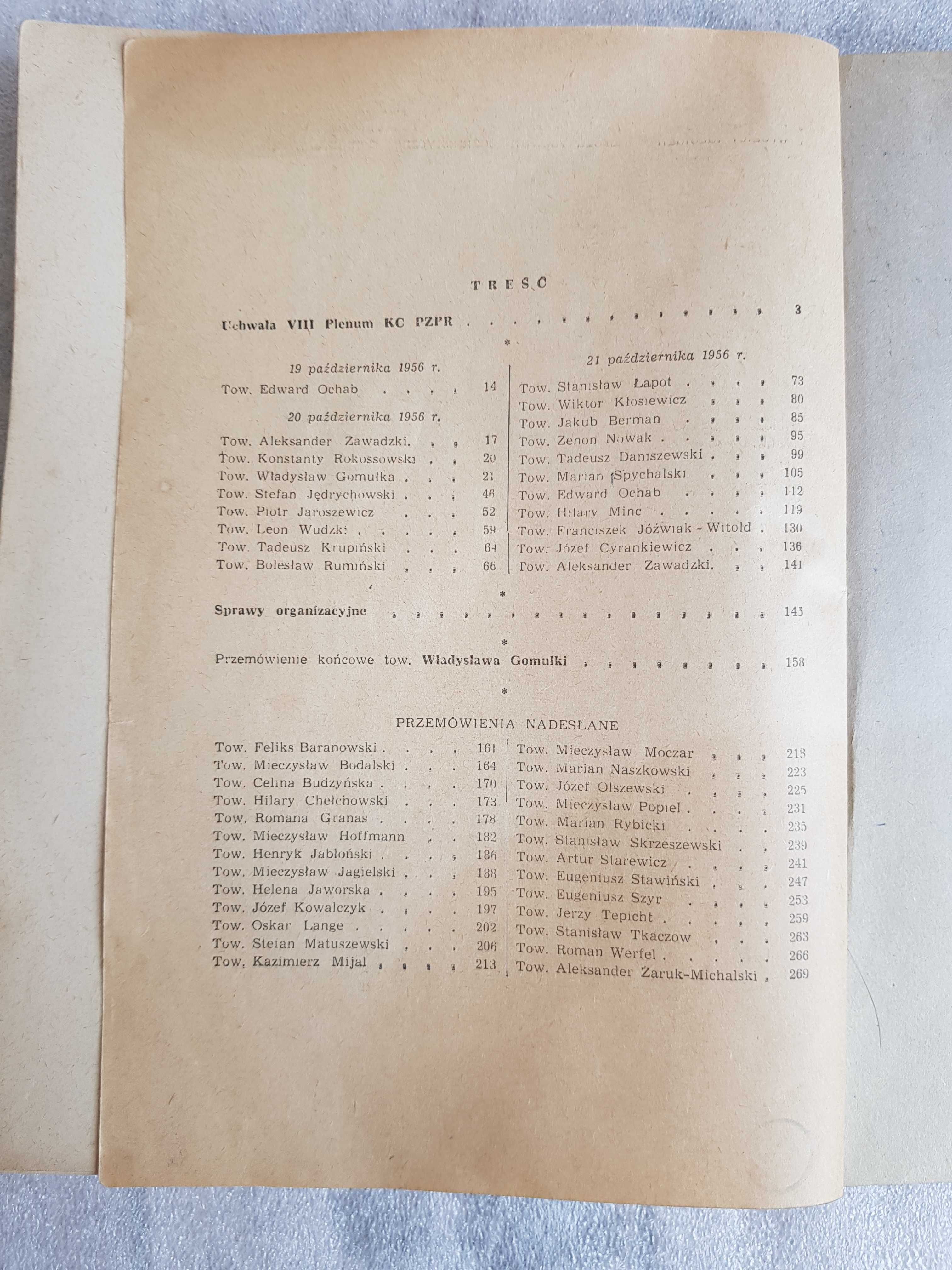 BIAŁY KRUK ! Nowe Drogi  z października 1956