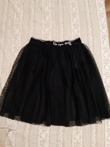 Черная юбка для девочки фирма H&M