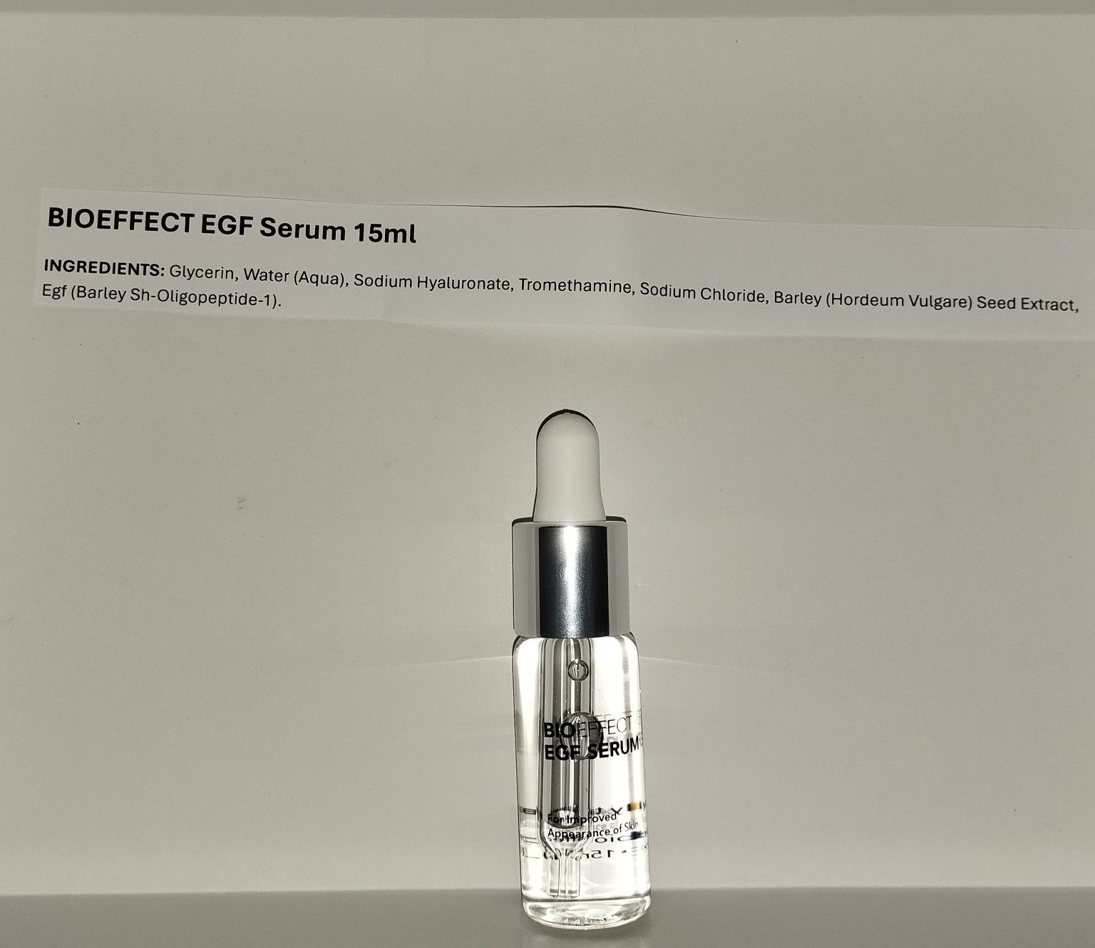 Bioeffect EGF Serum 15 ml nowe przeciwzmarszczkowe serum do twarzy