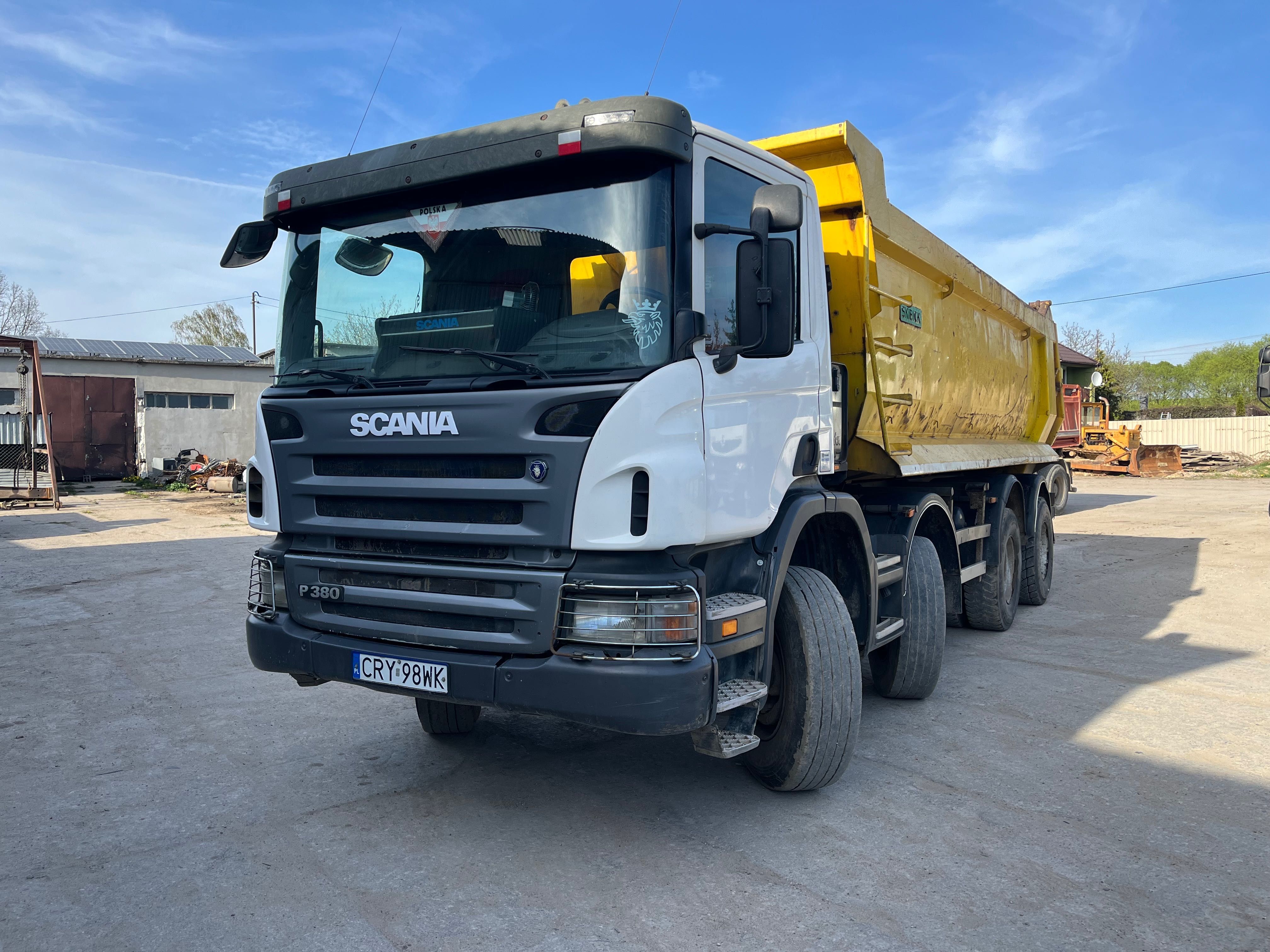 Scania P380 8x4 wywrotka