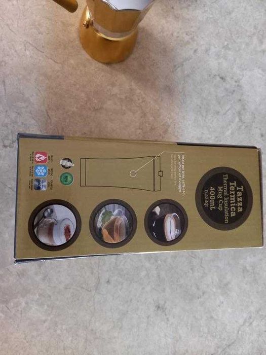 Кавоварка + термо горнятко tognana gold італія