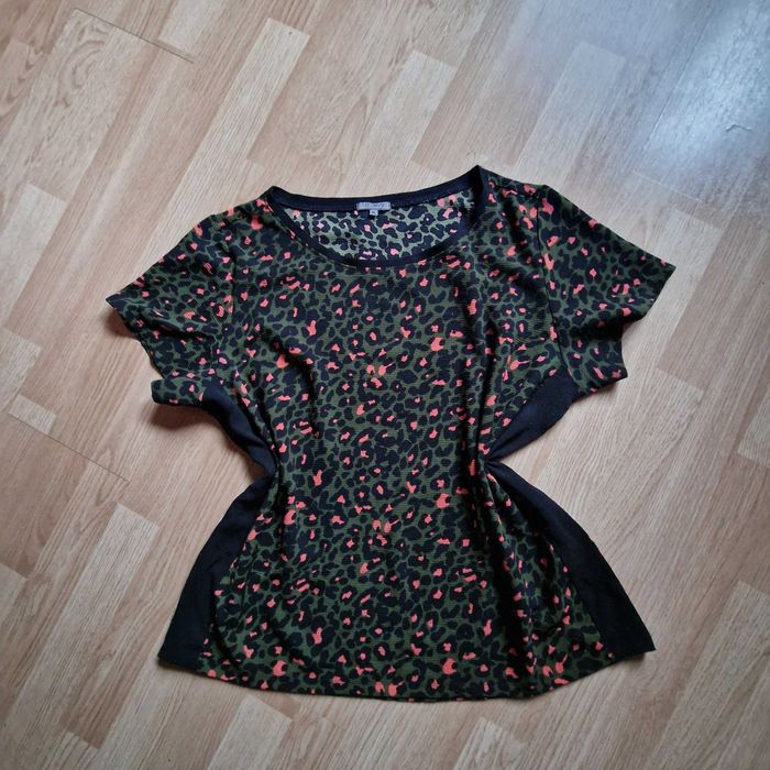 Letnia koszulka unisex panterka zielona T-shirt XL size