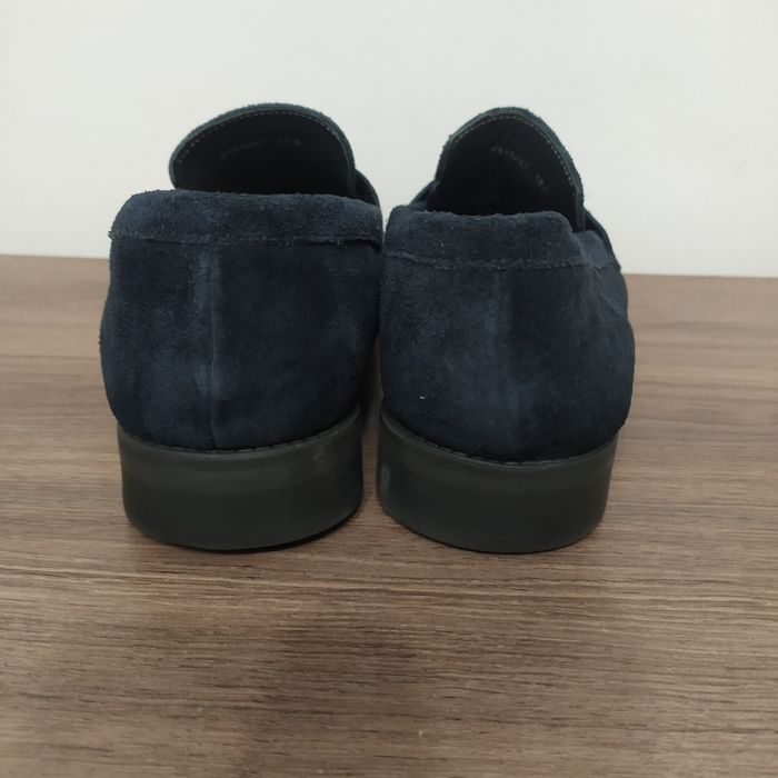 Чоловічі туфлі, лофери замшеві