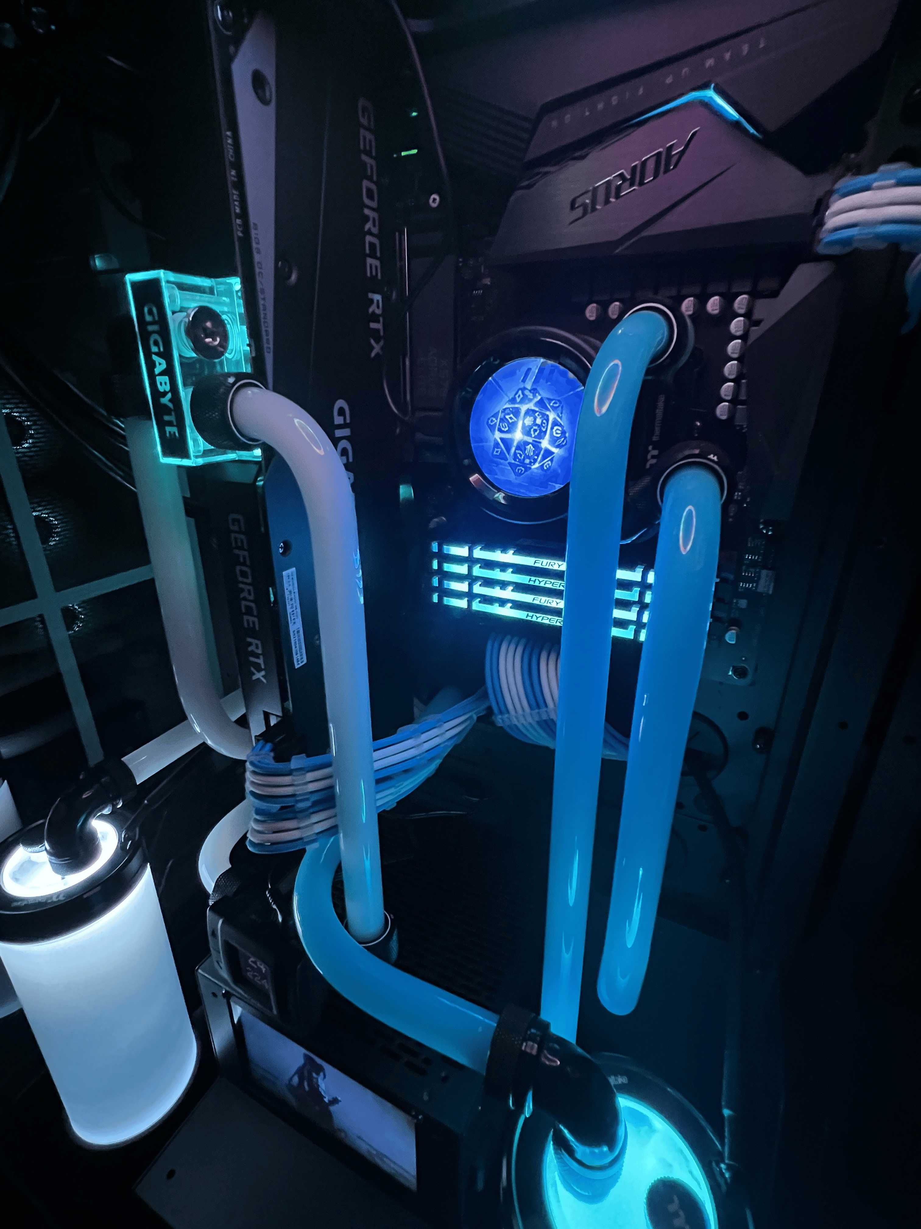 Komputer custom Thermaltake Tower900 build RTX3080 / Ryzen 5800X
