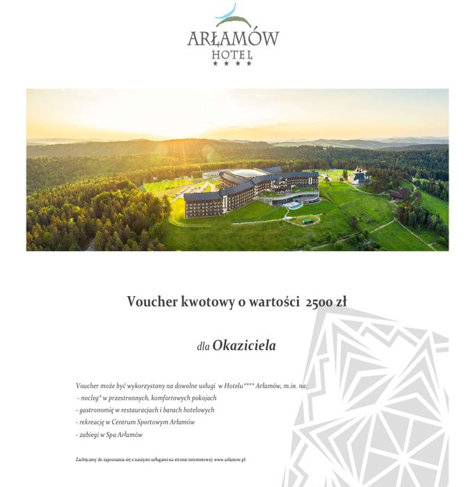 Voucher hotel Arłamów