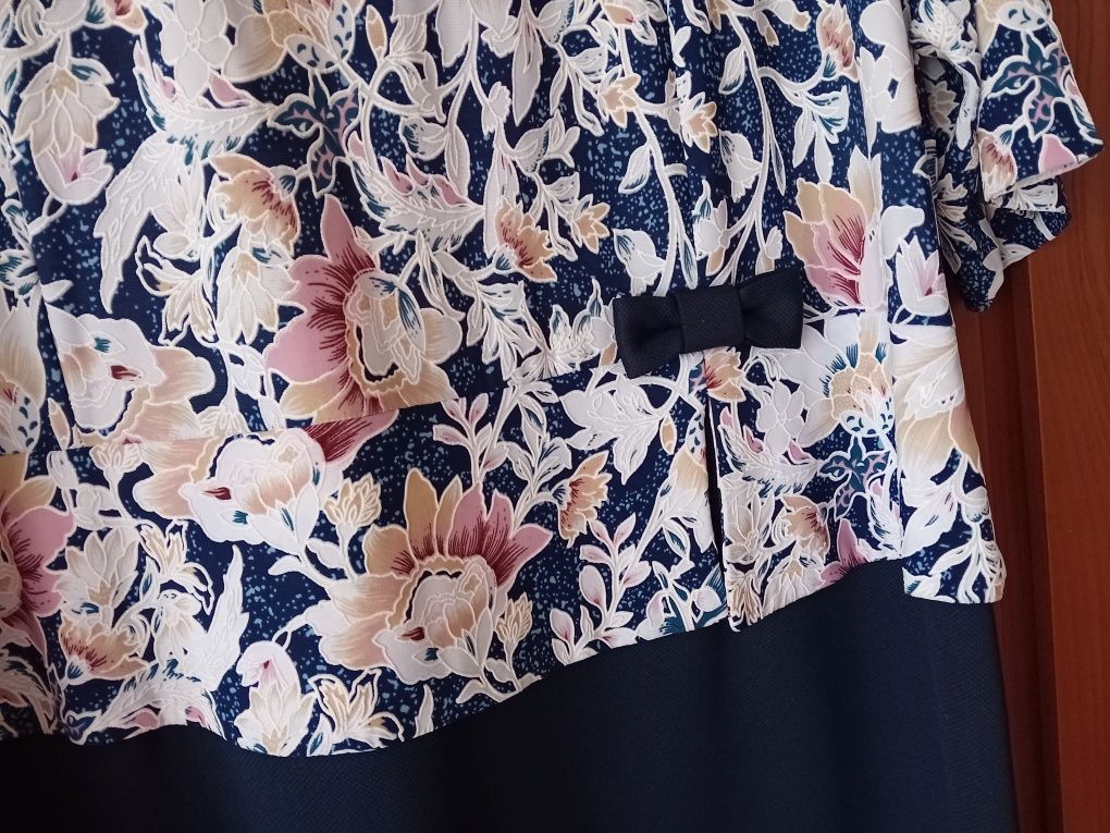Elegancka sukienka, duży rozmiar, 54, 56, ideał