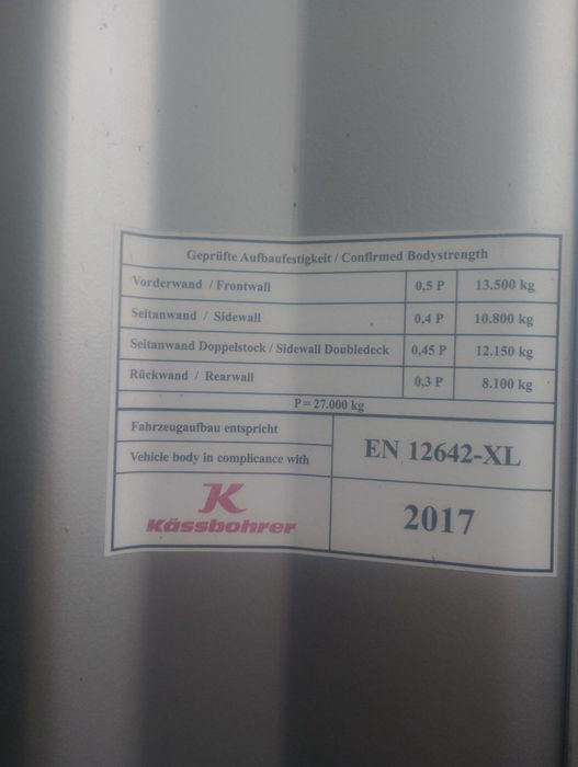 Naczepa Kassbohrer Firana