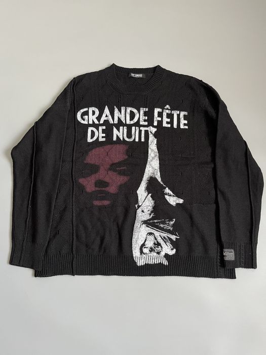 Свитер Raf Simons Grande Fête de Nuit Size L Sterling Ruby Rick Owens