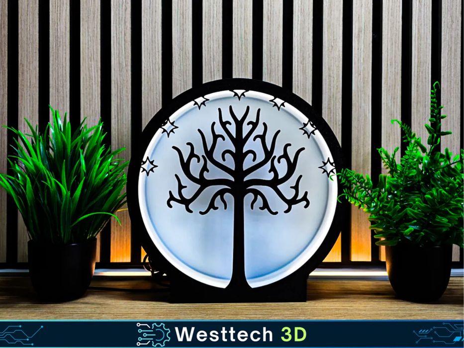 Lâmpada Branca Árvore de Gondor (LED não incluído)