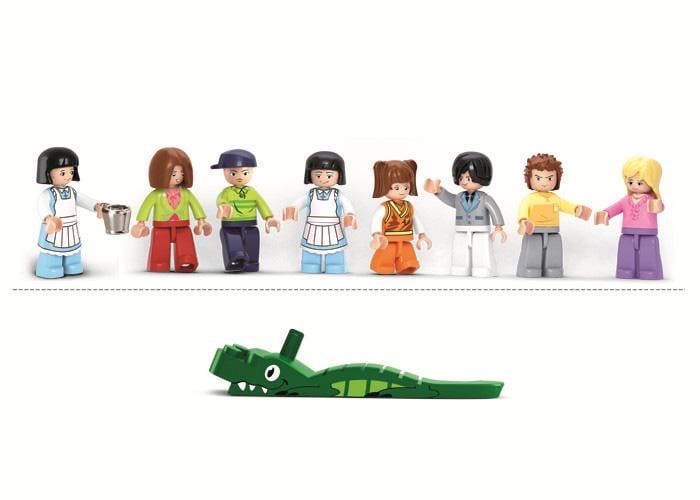 Конструктор Sluban «Кафе» (306 деталей, 8 фігурок)