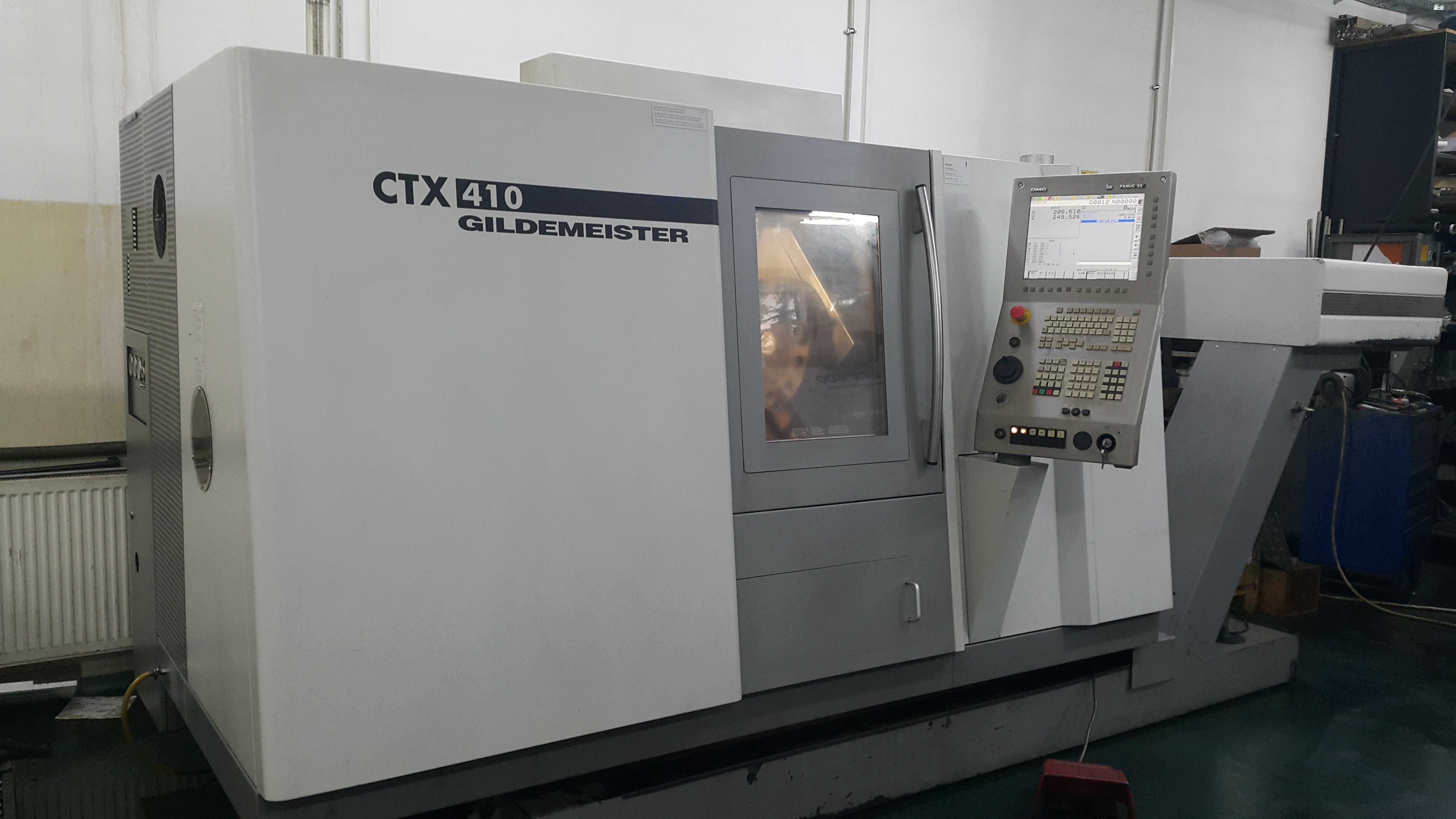 Tokarka CNC DMG Gildemeister CTX 410 V3 napędzane narzędzia