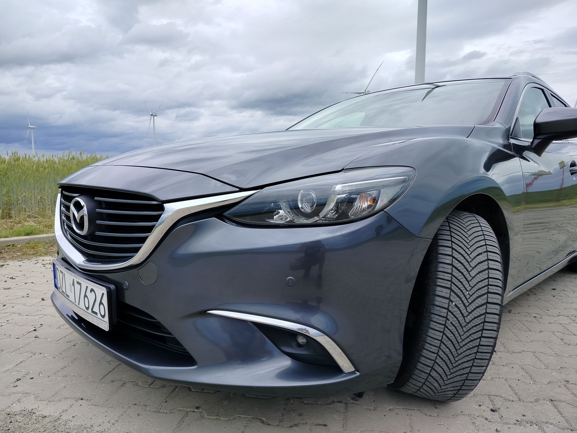 Mazda 6 kombi, 2.2 AUTOMAT, diesel, asystent martwego pola, navi