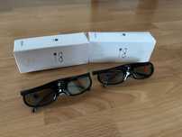 2x Okulary 3D aktywna migawka DLP Link do projektora