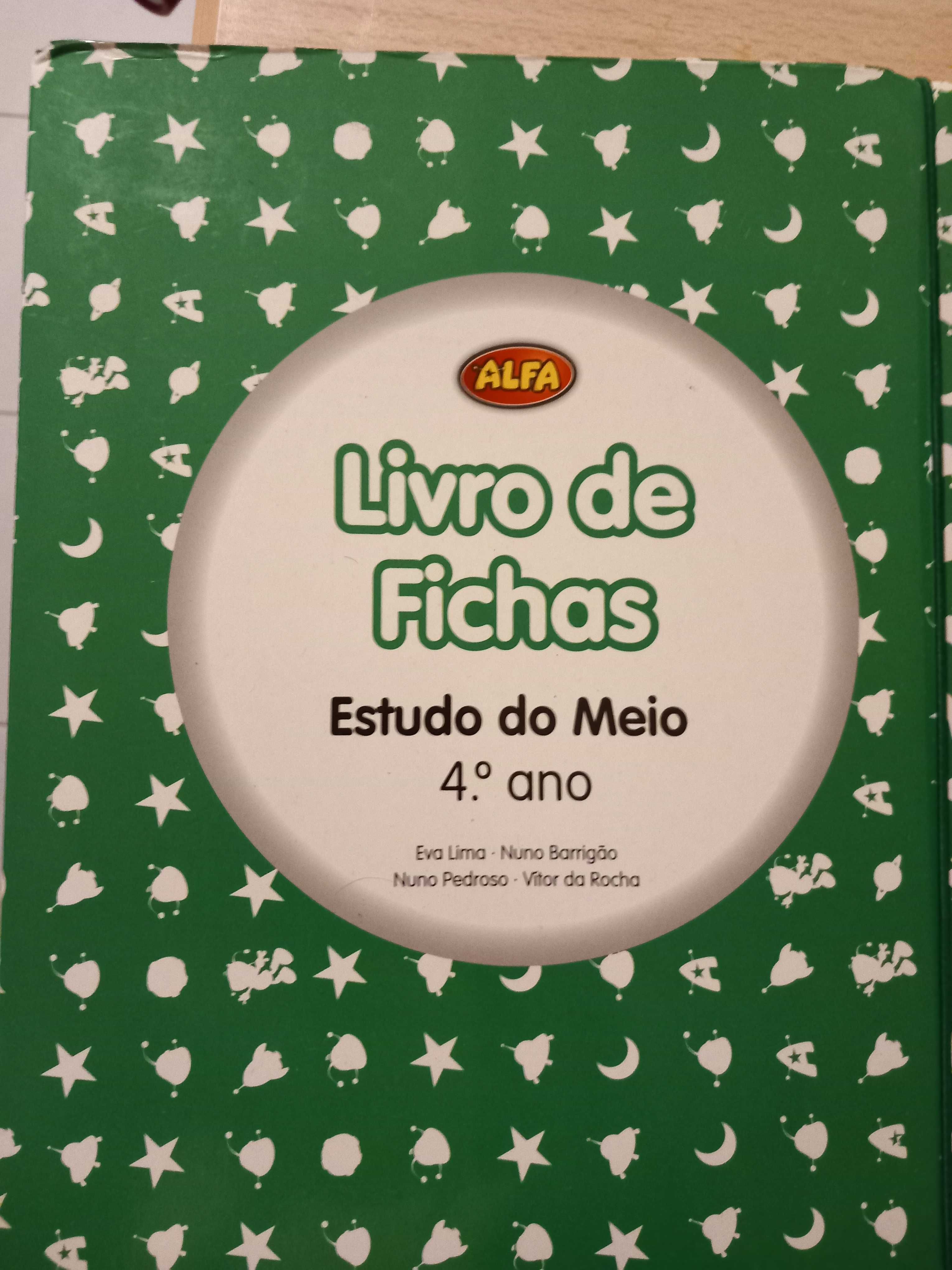 Manuais escolares 4°ano e livros de fichas