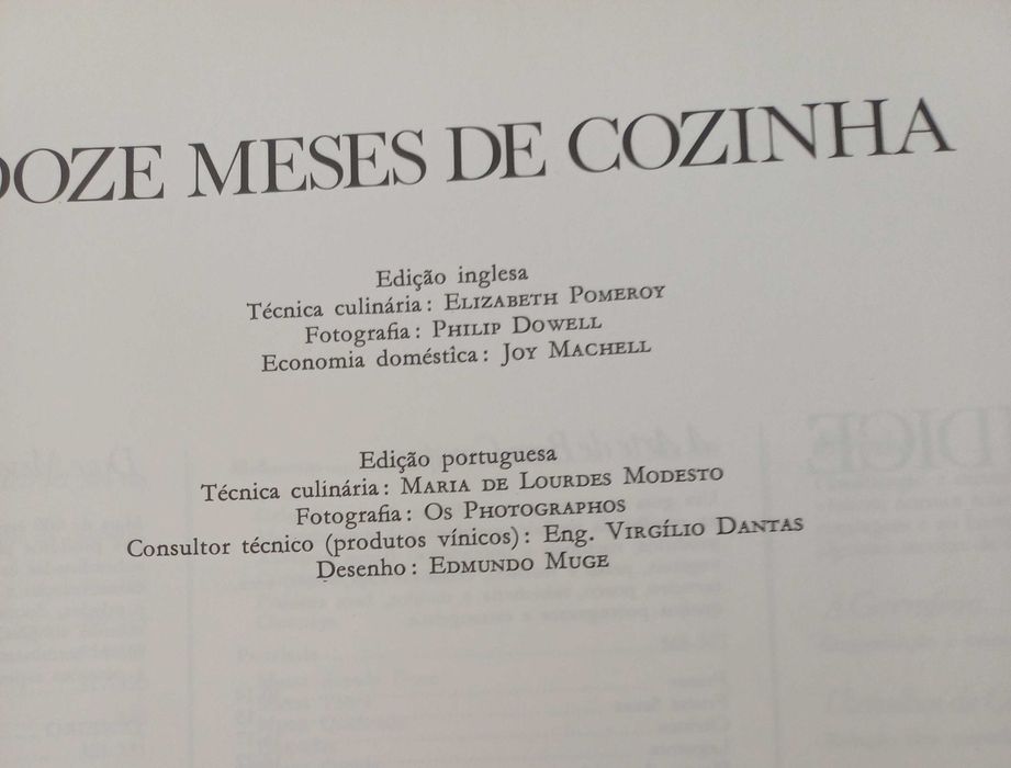 Doze meses de cozinha