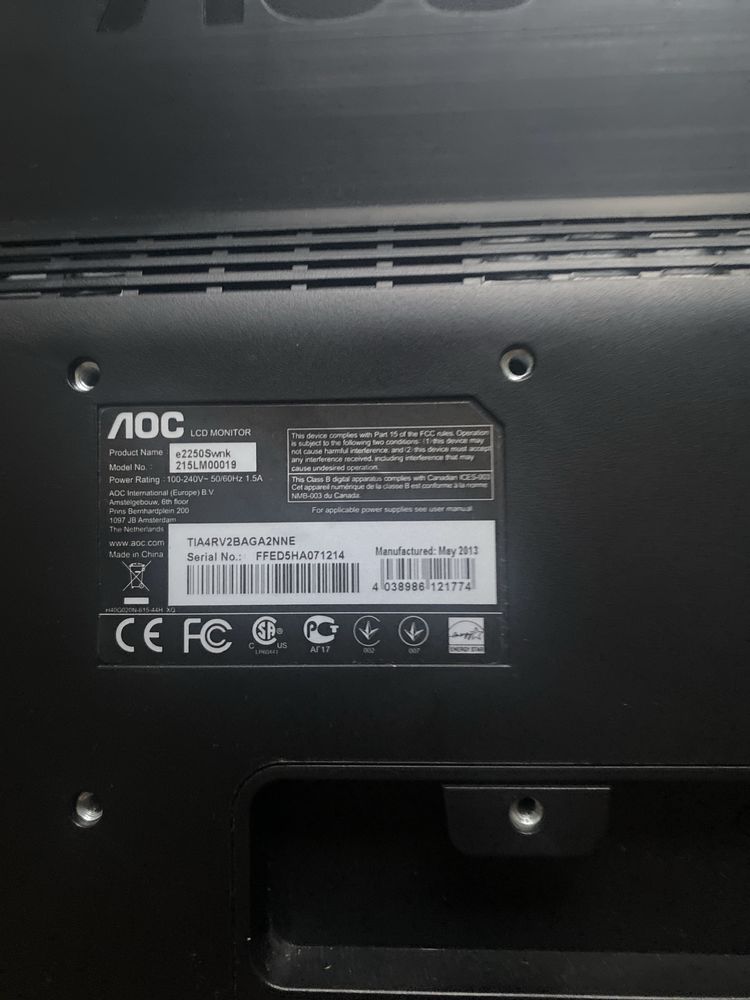 Продам Монитор AOC e2250Swnk