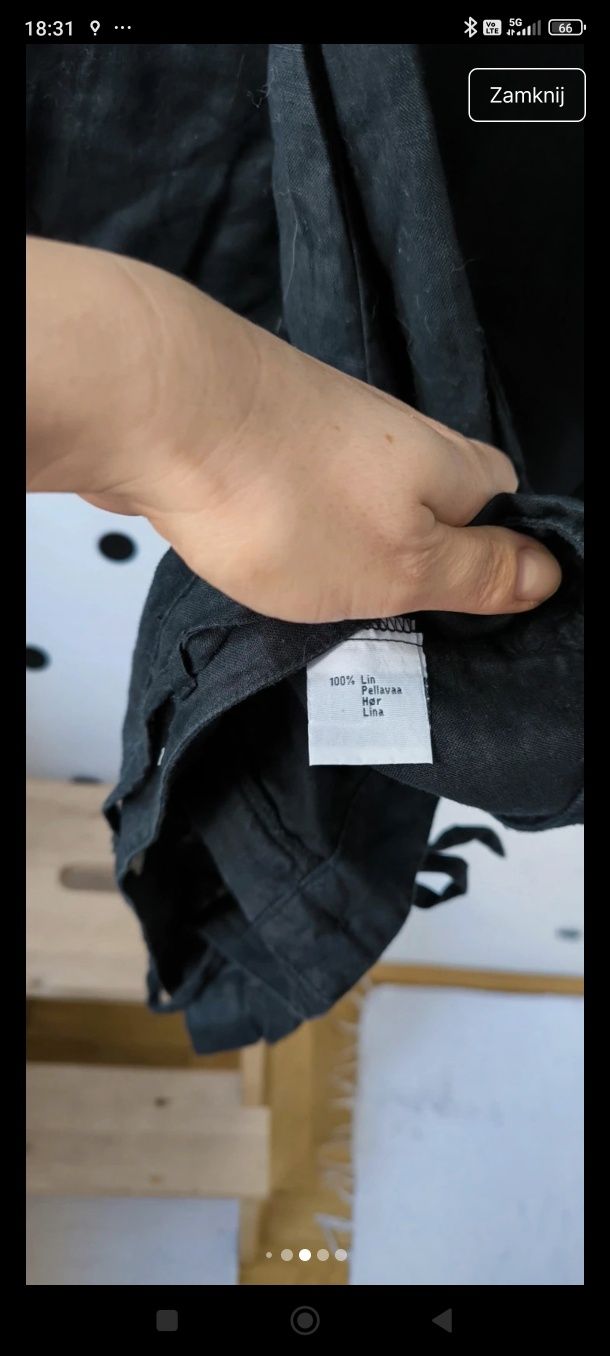 Xxxxxl/xxxxxxl czarne proste długie spodnie proste szerokie nogawki ln