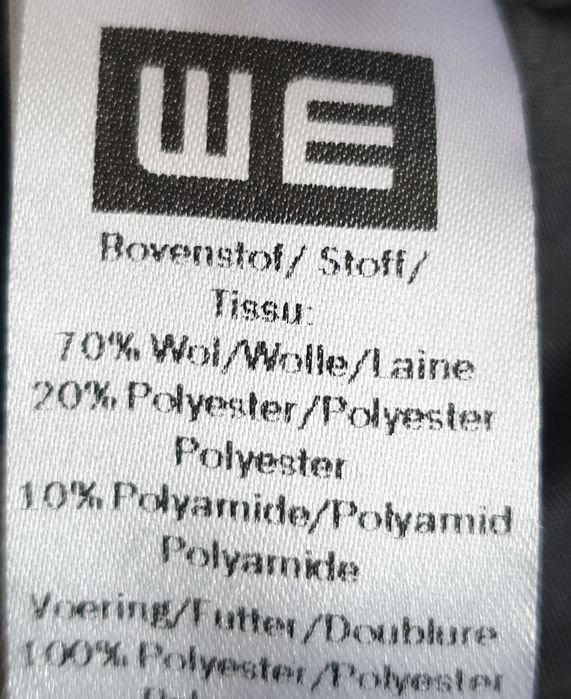 Czarny płaszcz męski, długi, duży rozmiar.