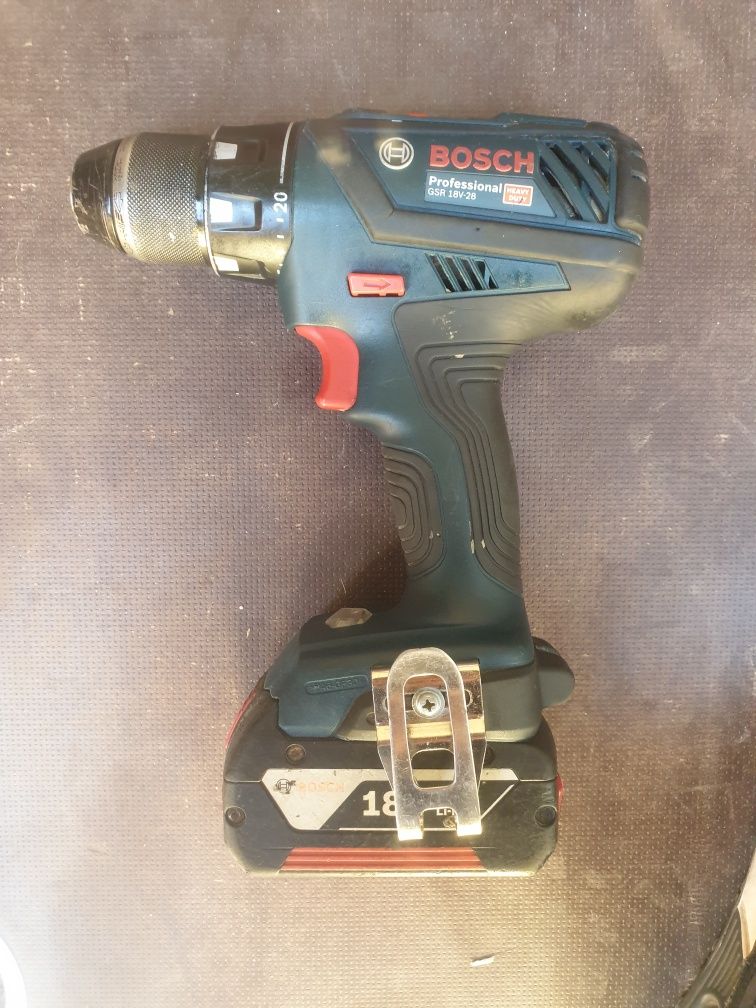 Wiertarko-wkrętarka Bosch professional GSR 18V-28 z baterią 3.0ah