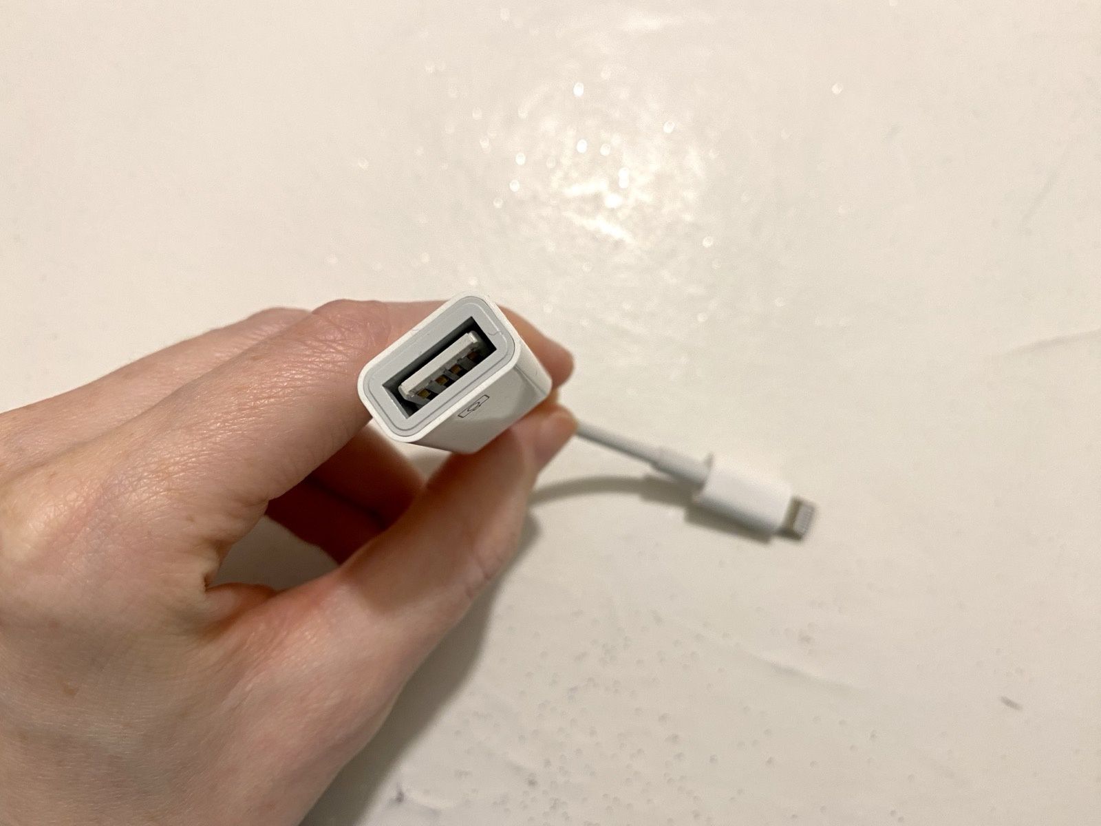 Адаптер перехідник lightning на usb з кабелем для iphone ipad