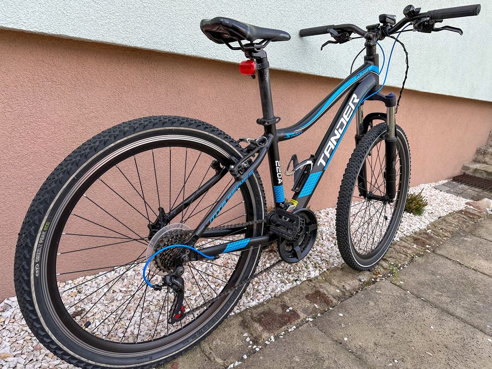 Rower MTB rama alu 15” koła 26” + licznik i światła LED przod i tył