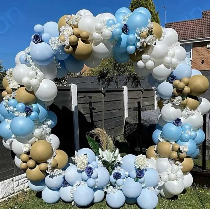 Stelaż KOŁO na Balony ZŁOTE 2 metry