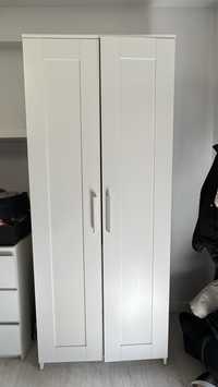 Ikea BRIMNES Roupeiro c/2 portas, branco, 78x190 cm